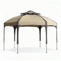 Outdoor patio gazebo with steel frame and UV protection 300 x 300 x 260cm